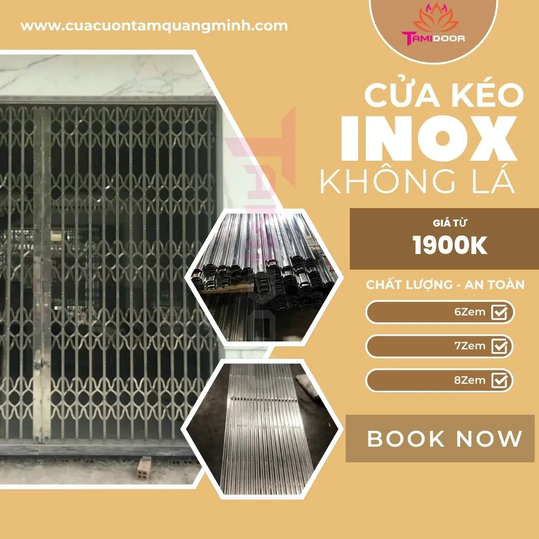 Cửa Kéo Inox 6zem Giá Rẻ