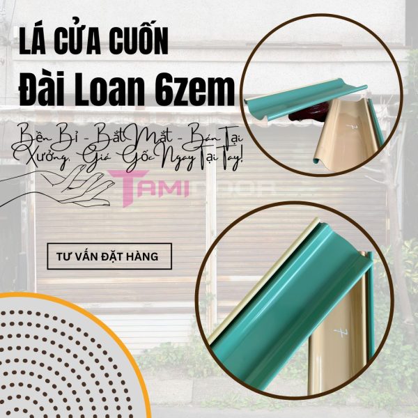 Lá cửa cuốn đài loan 6zem