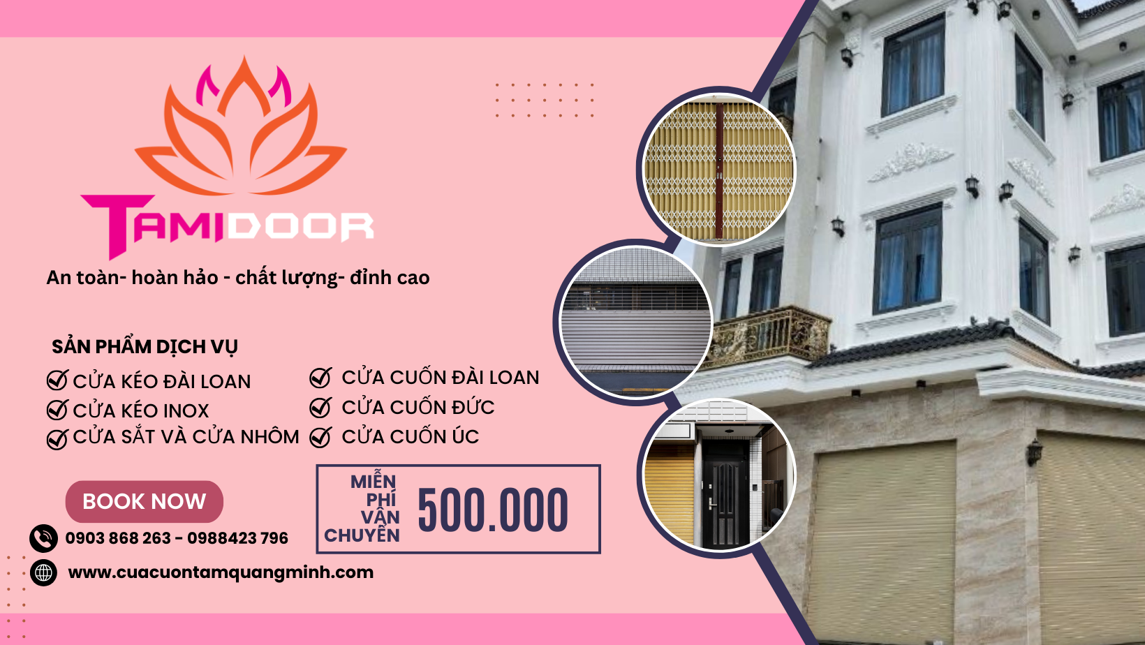 Motor cửa cuốn Đài Loan 600kg Tamidoor