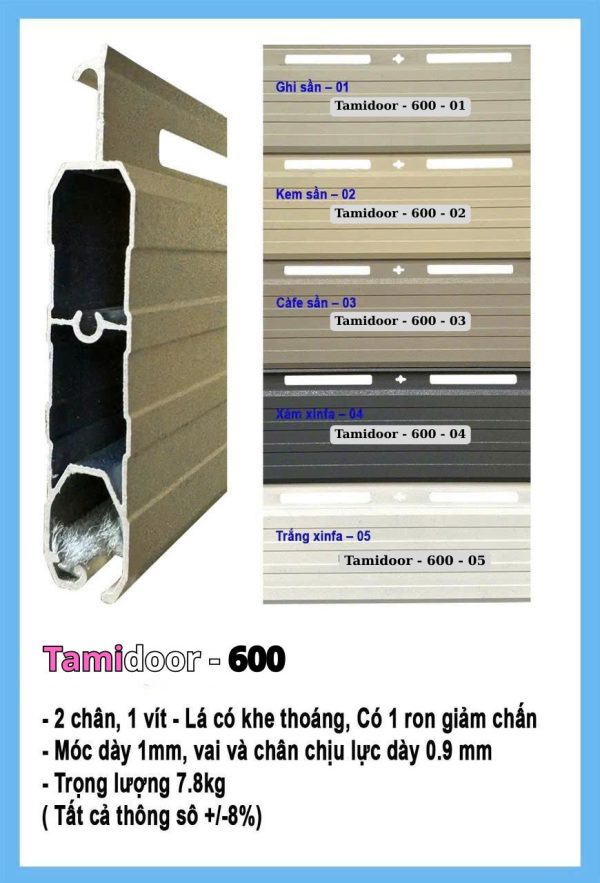 Cửa Cuốn Đức Tamidoor 600