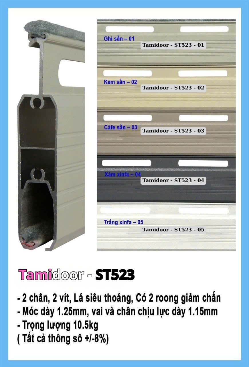 cua-cuon-duc-tamidoor-st523 Cửa cuốn Đức Tamidoor ST523 - Lá siêu thoáng