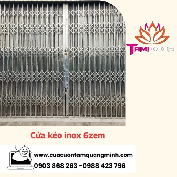 Cửa Kéo Inox 6zem Giá Rẻ