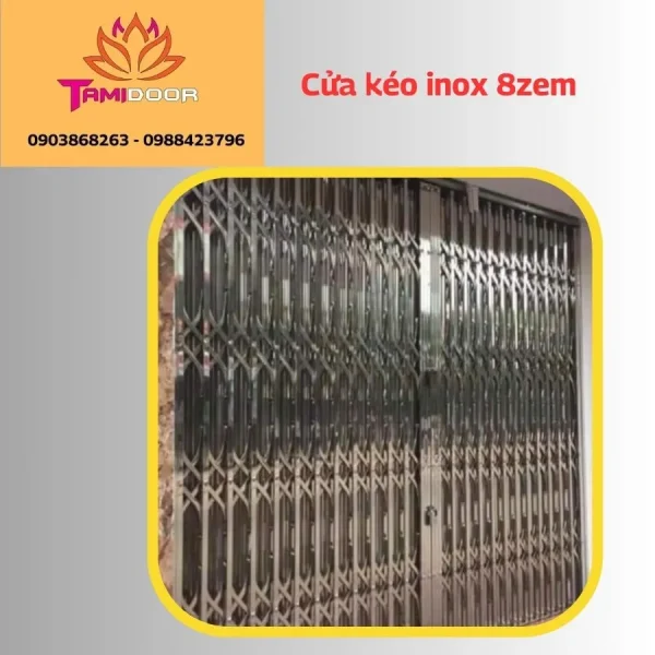 Cửa kéo inox 8zem