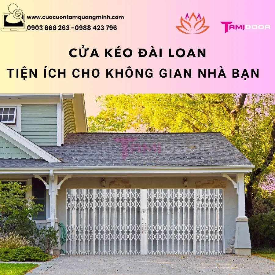 Lá Cửa Kéo Đài Loan Tamidoor - Cửa kéo tiện ích cho không gian nhà bạn