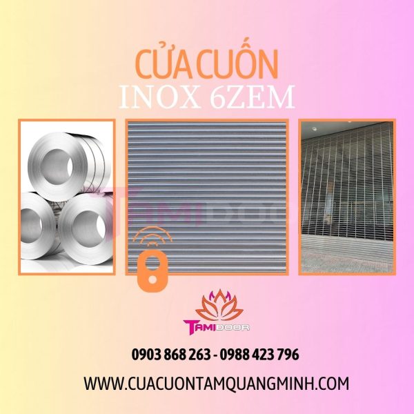 Cửa cuốn inox 6zem