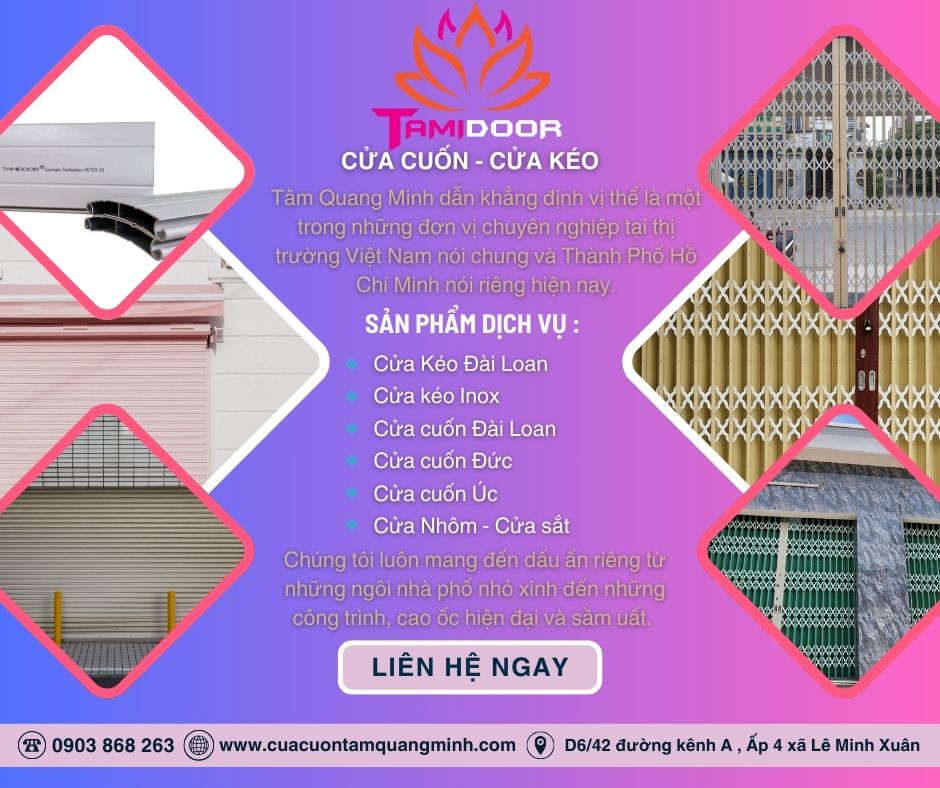 Trang chủ Cửa Cuốn Tâm Quang Minh