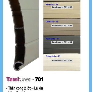 Cửa cuốn Đức nan cong Tamidoor – 701