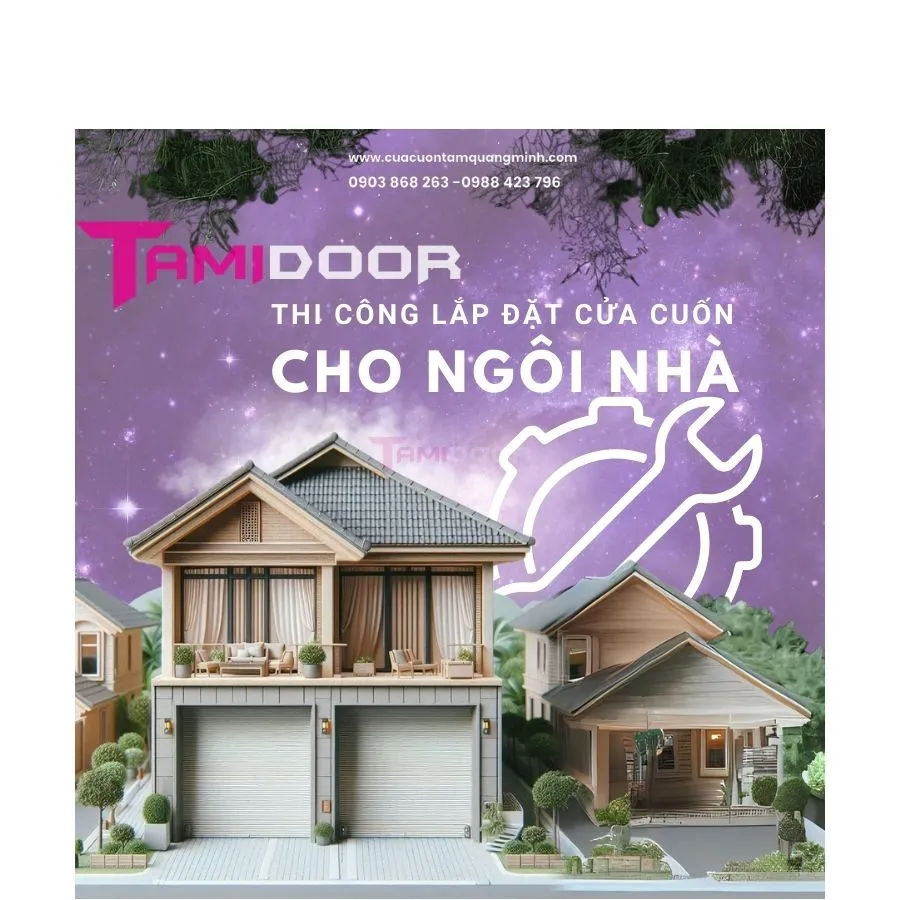 Thi công lắp đặt cửa cuốn