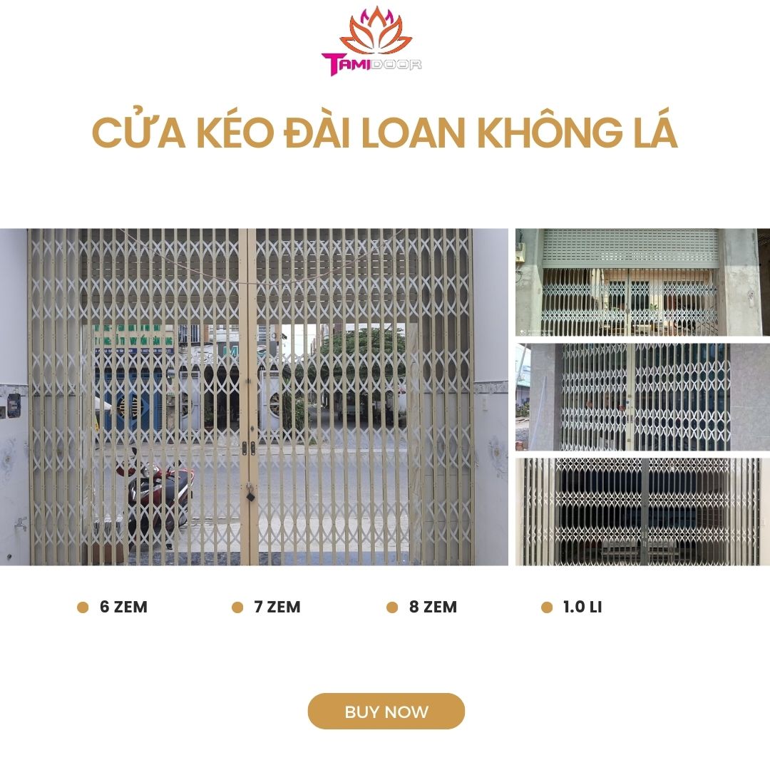 Cửa kéo Đài Loan 8 zem