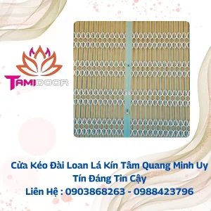 Cửa Kéo Đài Loan Lá Kín