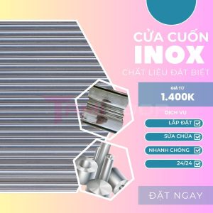 Cửa Cuốn Inox Dày 7 zem