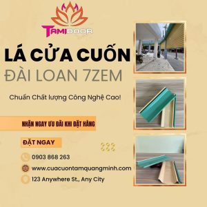 Lá cửa cuốn đài loan 7zem