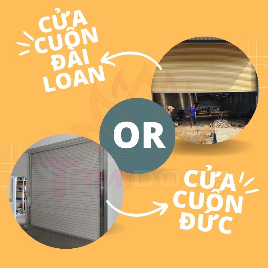 Cửa cuốn Đài Loan hay lựa chọn cửa cuốn Đức