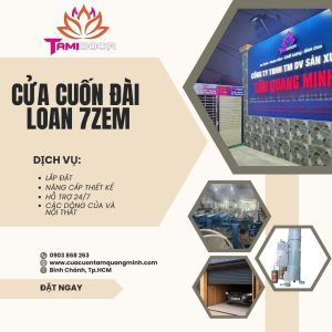 Cửa cuốn Đài Loan 7zem