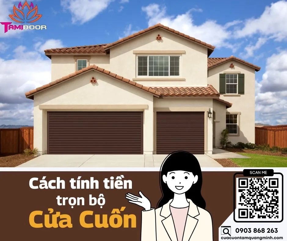 Cách tính tiền 1 bộ cửa cuốn