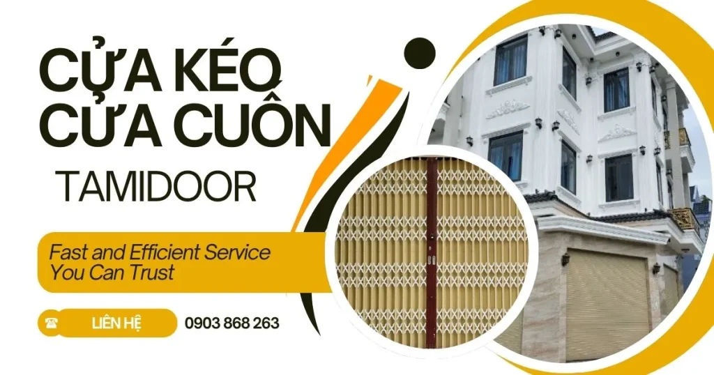 Cửa kéo - Cửa cuốn Tâm Quang Minh