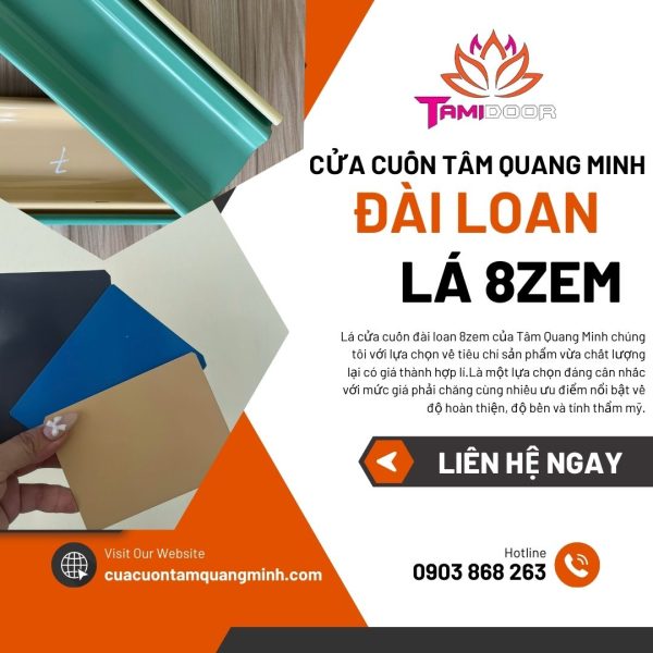 Lá cửa cuốn Đài Loan 8Zem