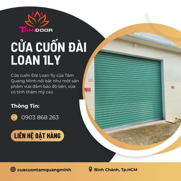 Cửa Cuốn Đài Loan 1ly