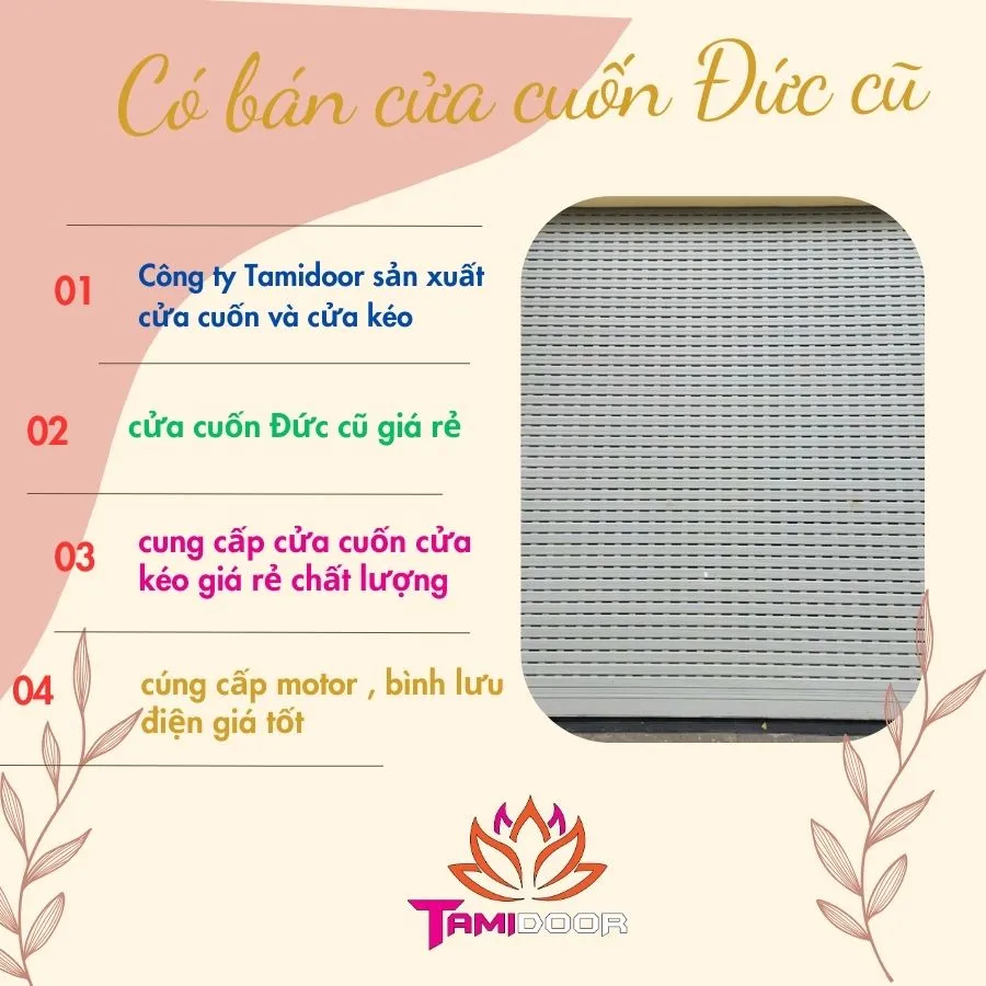 Mua cửa cuốn Đức cũ ở đâu ?