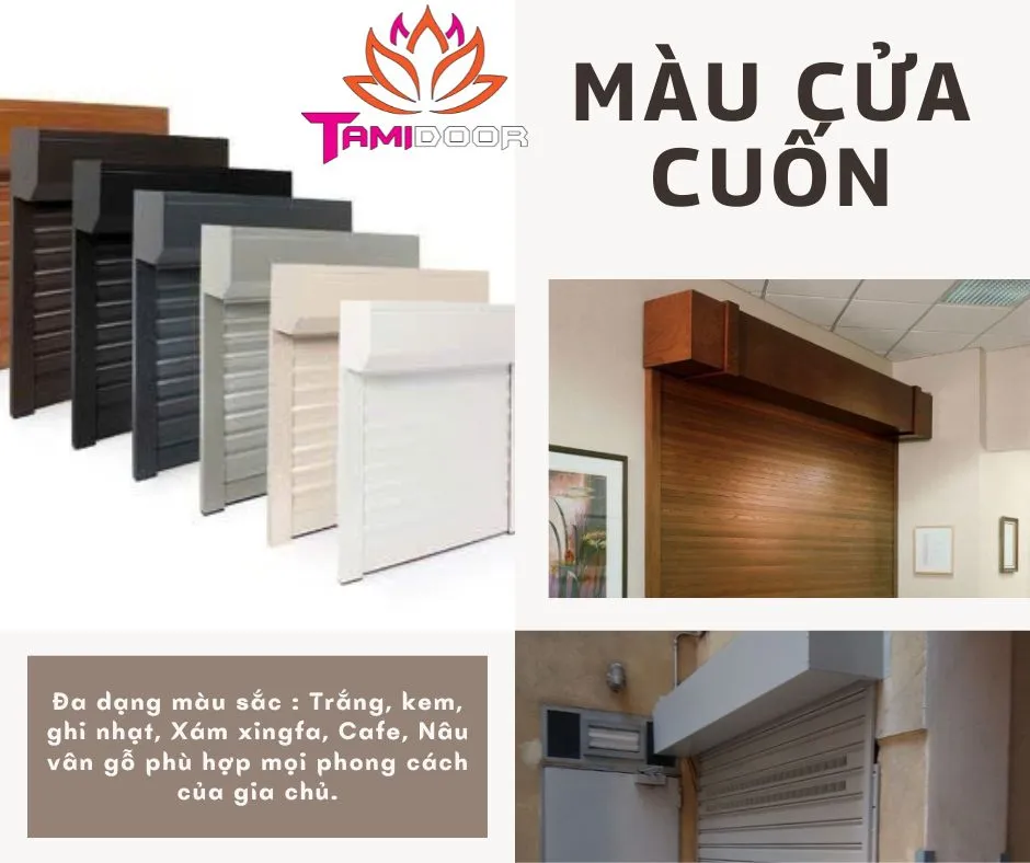 Màu cửa cuốn Đức