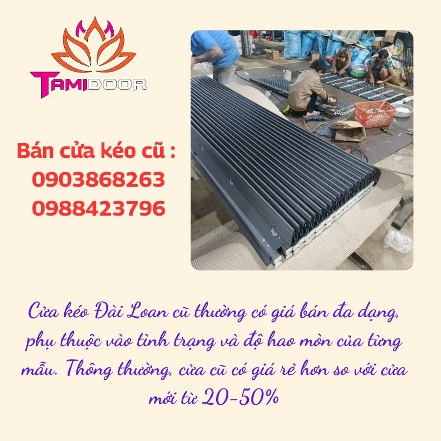 Cửa Kéo Đài Loan Cũ