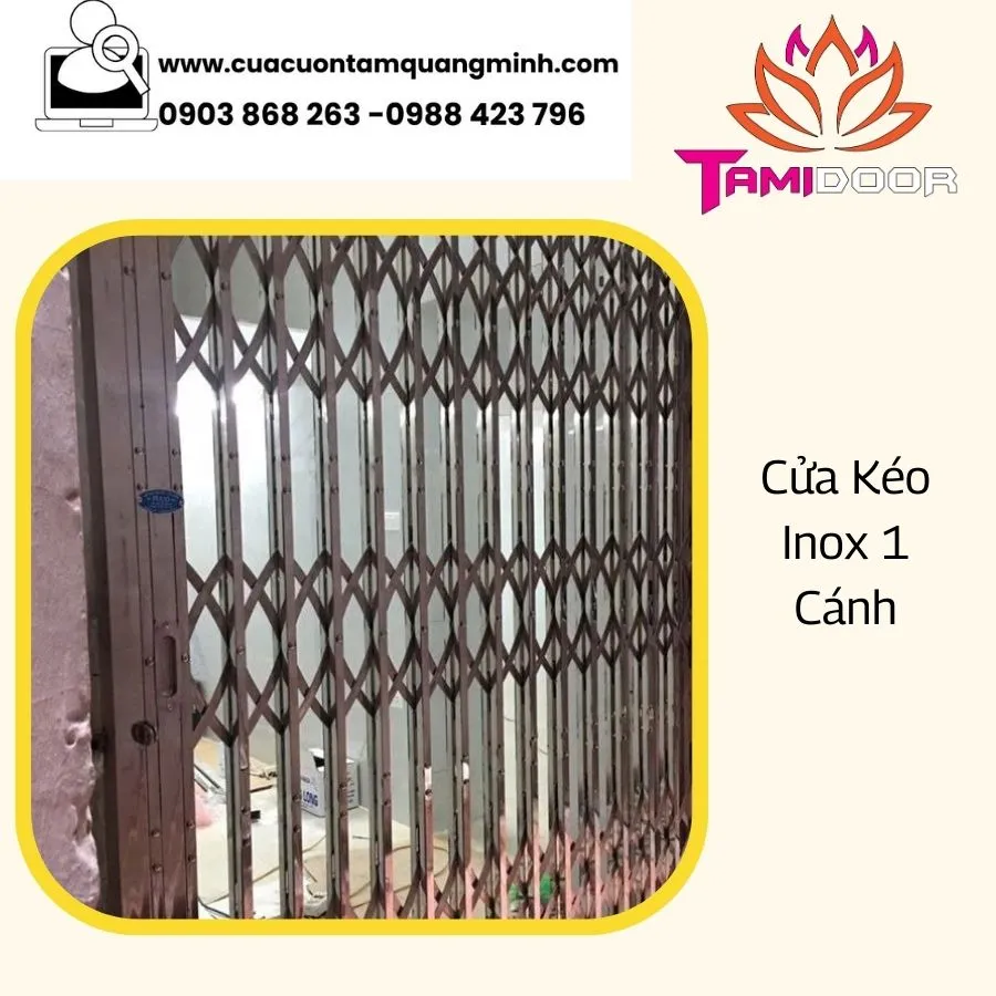 Cửa Kéo Inox 1 Cánh Và Các Chi Phí Cần Chi Trả Cho Một Bộ Cửa