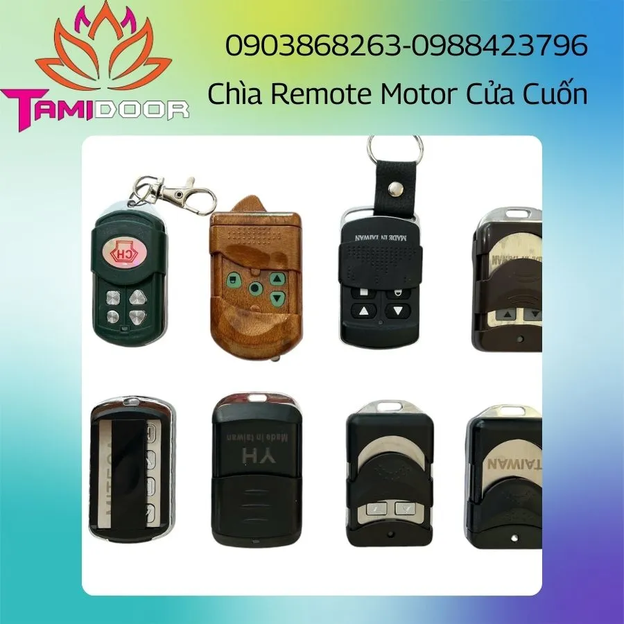 Thay Chìa Remote Motor Cửa Cuốn Giá Tốt