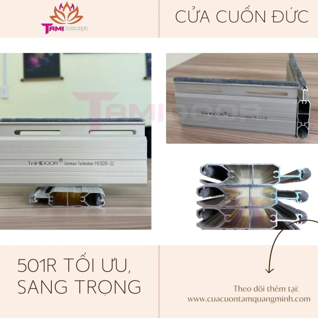 Mẫu cửa cuốn Đức