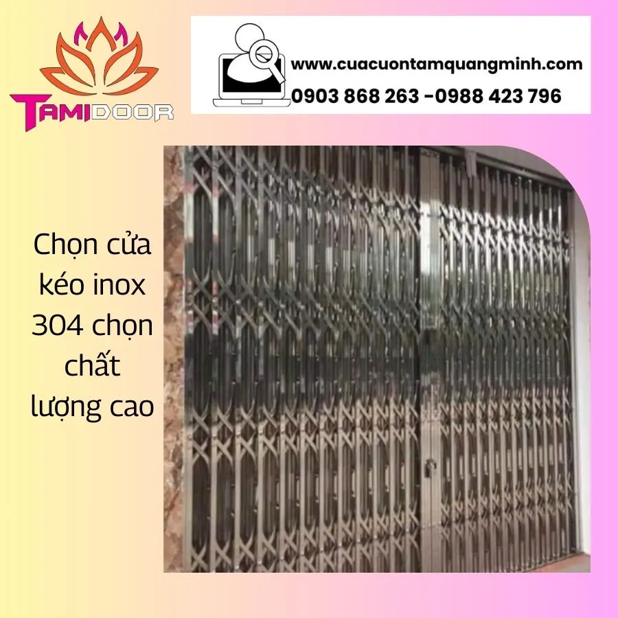 10 Lý Do Cửa Kéo Inox 304 Được Ưu Tiên Chọn Lựa