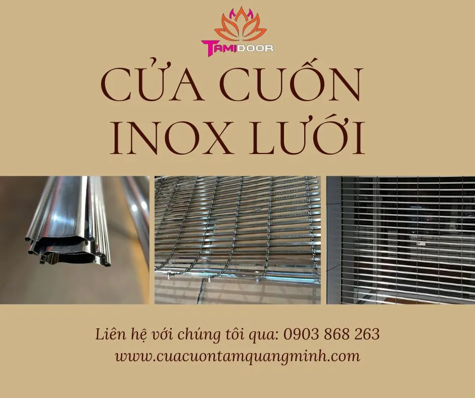 Cửa cuốn inox lưới