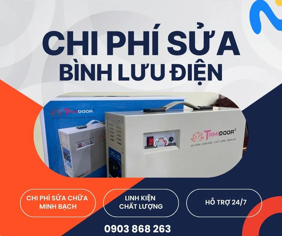 Chi phí sửa bình lưu điện