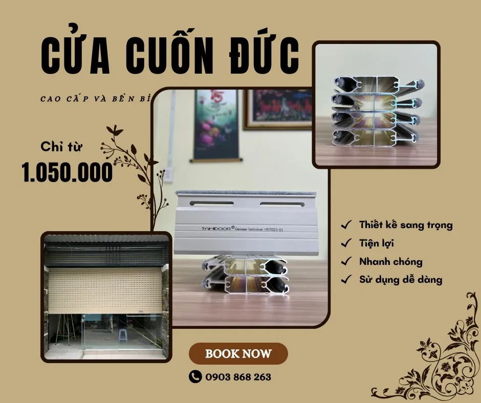 Giá cửa cuốn Đức cũ