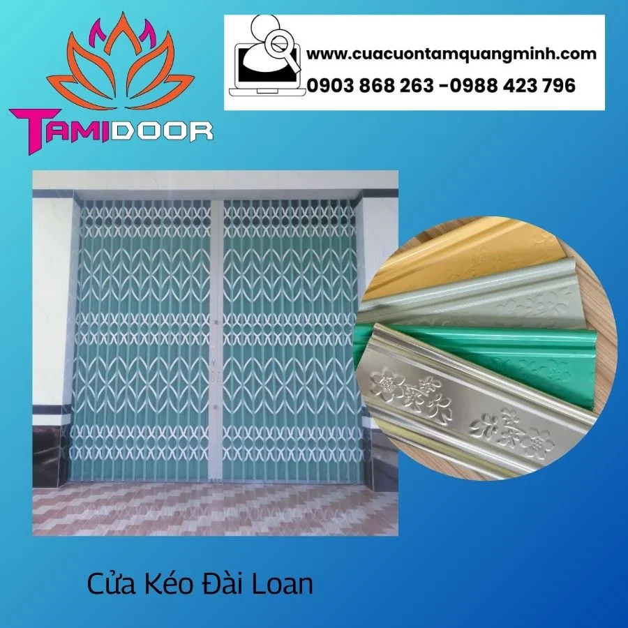 Màu cửa kéo Đài Loan