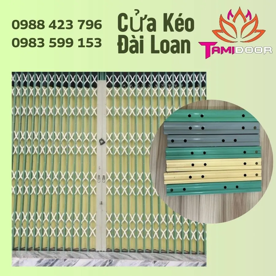 Màu cửa kéo Đài Loan