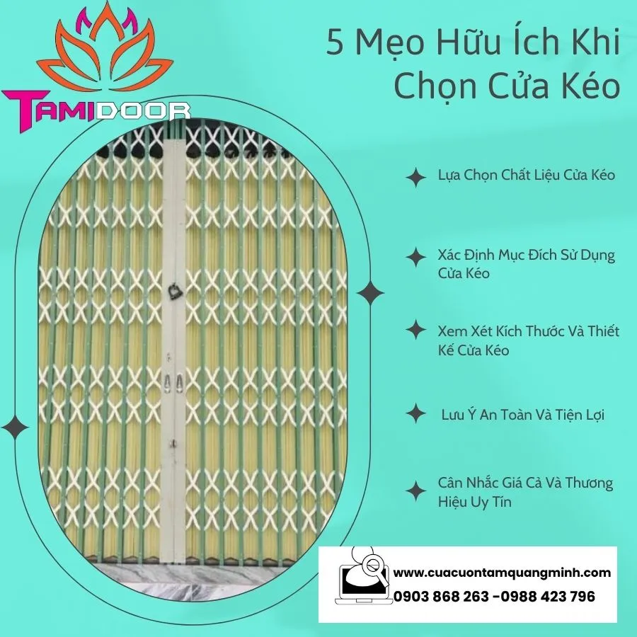 Mẹo Chọn Cửa Kéo Phù Hợp Với Ngôi Nhà - 5 Mẹo Hữu Ích