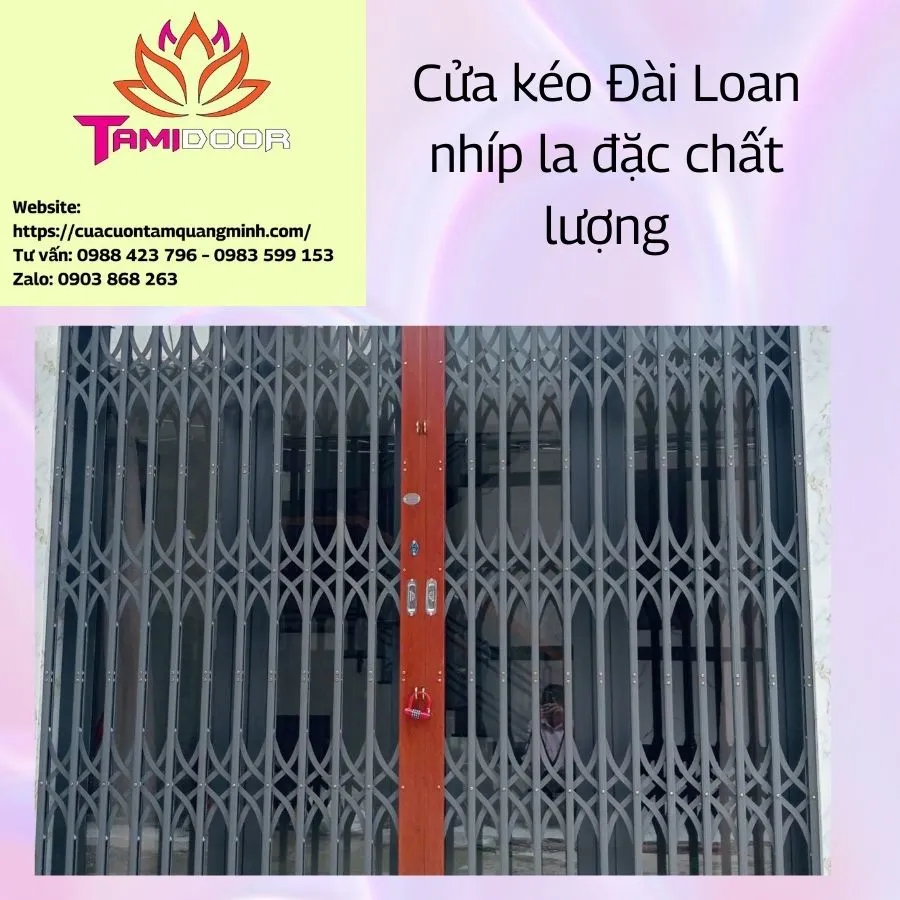 So Sánh Cửa Kéo Đài Loan Nhíp La Đặc Với Cửa Kéo Đài Loan Nhíp Tôn Cuốn