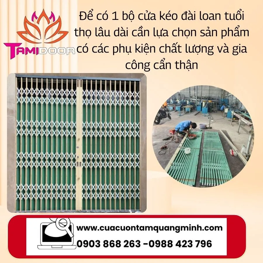 Tuổi Thọ 1 Bộ Cửa Kéo Đài Loan Được Bao Lâu?