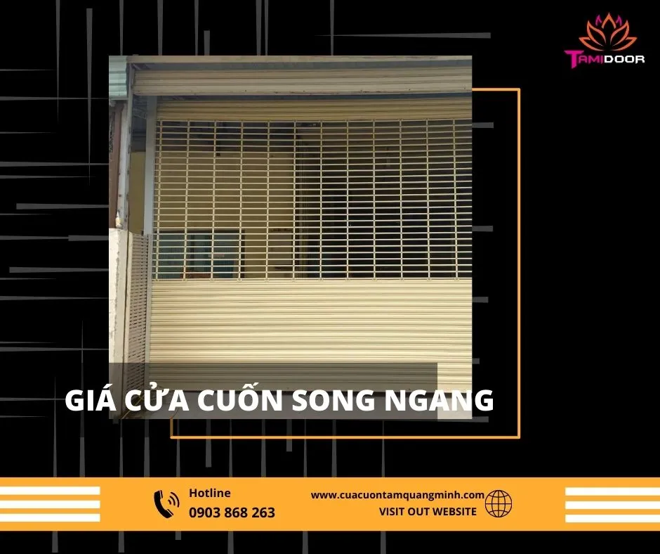 Giá cửa cuốn song ngang