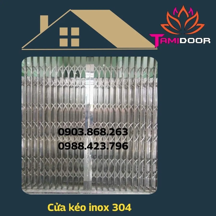 Độ Bền Cửa Kéo Inox 304 Trong Mọi Điều Kiện Thời Tiết