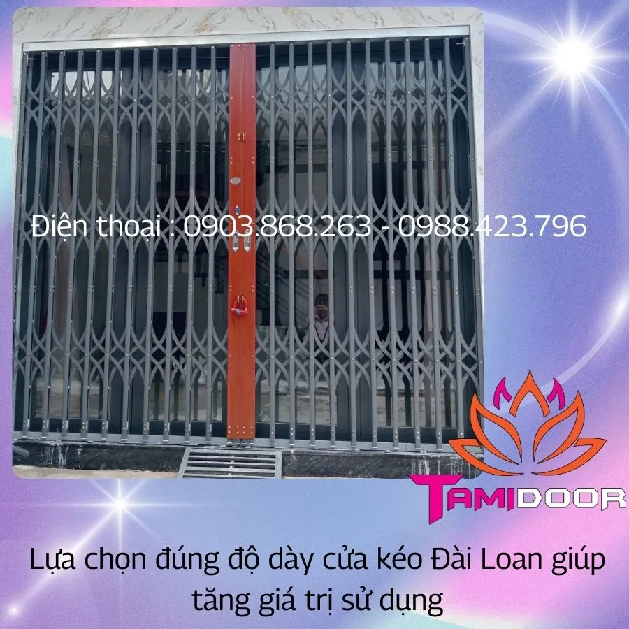 Độ Dày Cửa Kéo Đài Loan Quan Trọng Như Thế Nào?