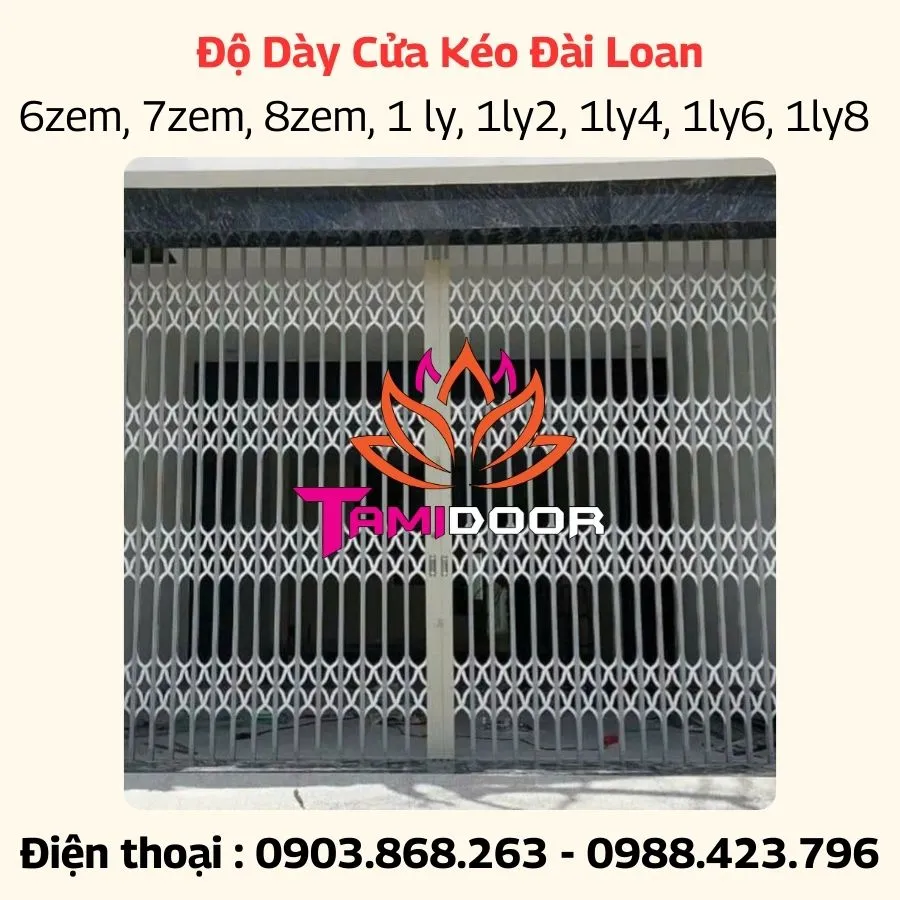 Độ Dày Cửa Kéo Đài Loan Quan Trọng Như Thế Nào?