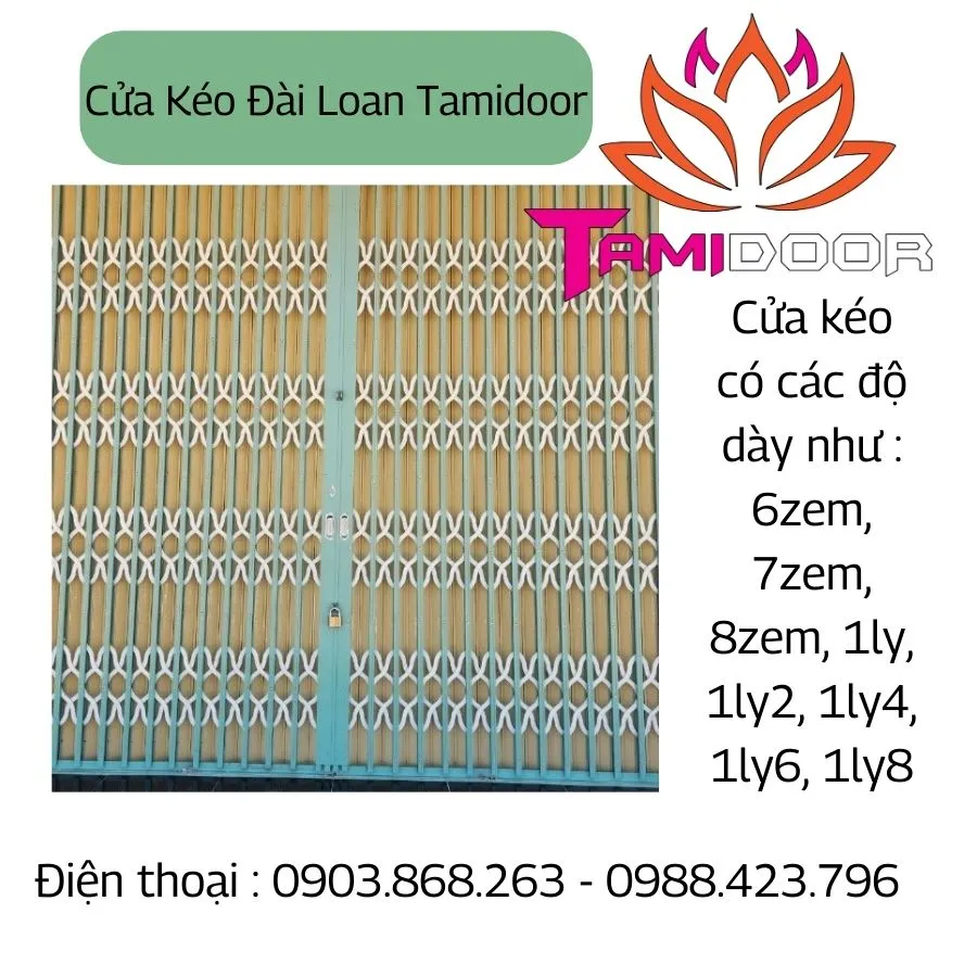 Giải Mã Độ Dày Cửa Kéo Đài Loan