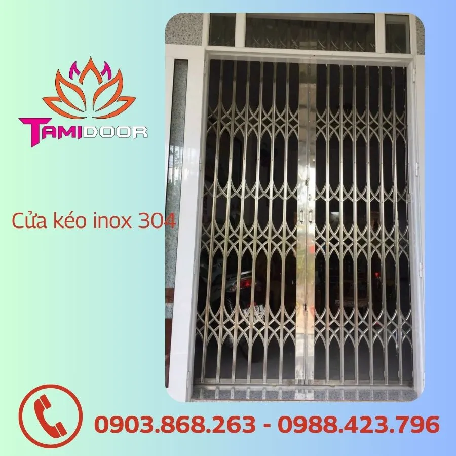 Sử Dụng Cửa Kéo Inox 304 – Điểm Nhấn Sang Trọng Cho Không Gian Sống