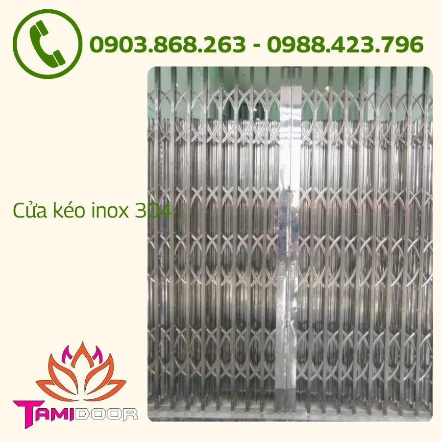 Sử Dụng Cửa Kéo Inox 304 – Điểm Nhấn Sang Trọng Cho Không Gian Sống