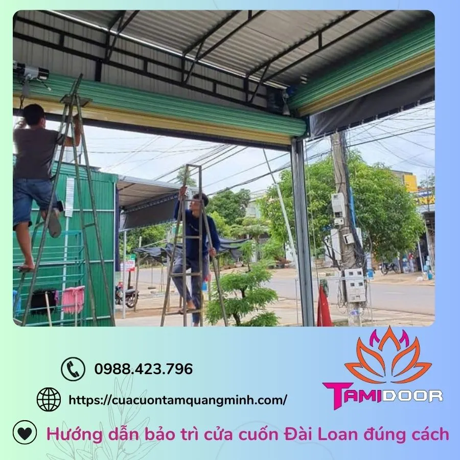 Hướng Dẫn Bảo Trì Cửa Cuốn Đài Loan