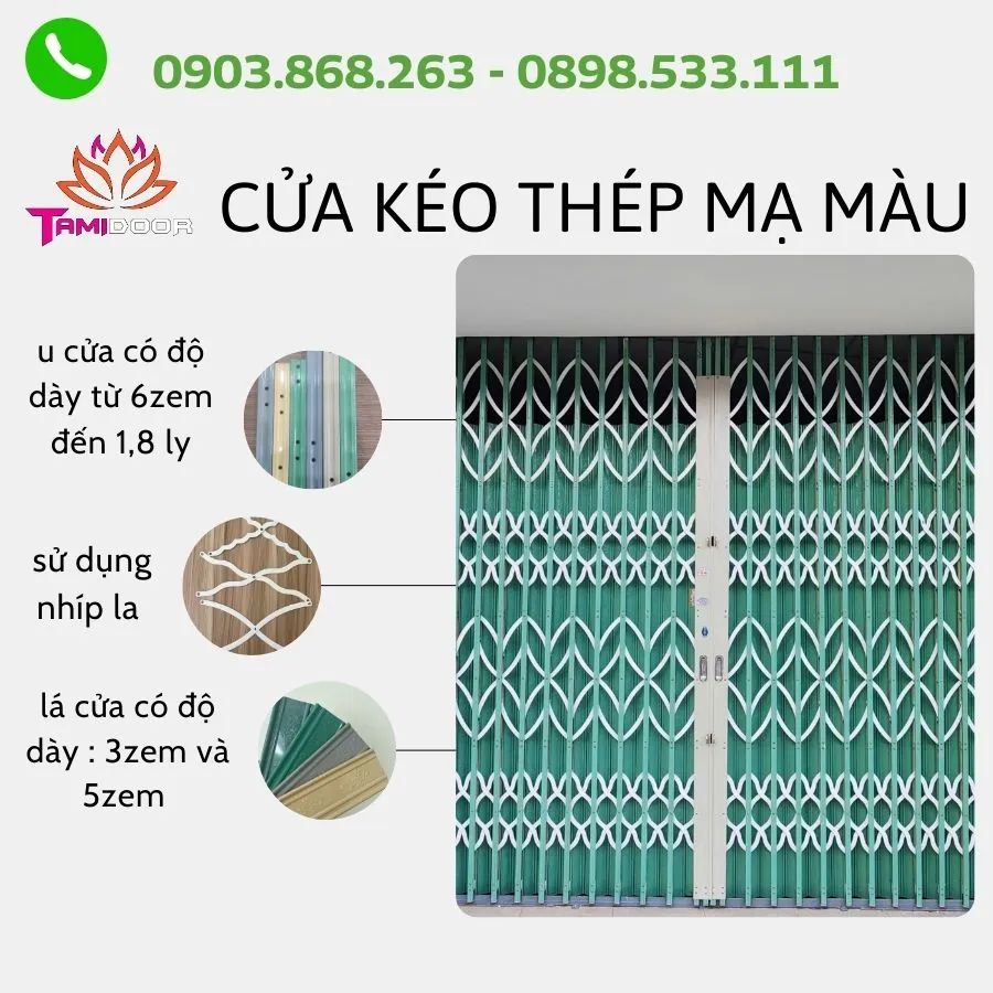 Cửa kéo thép mạ màu và cửa kéo inox – Nên chọn loại nào?