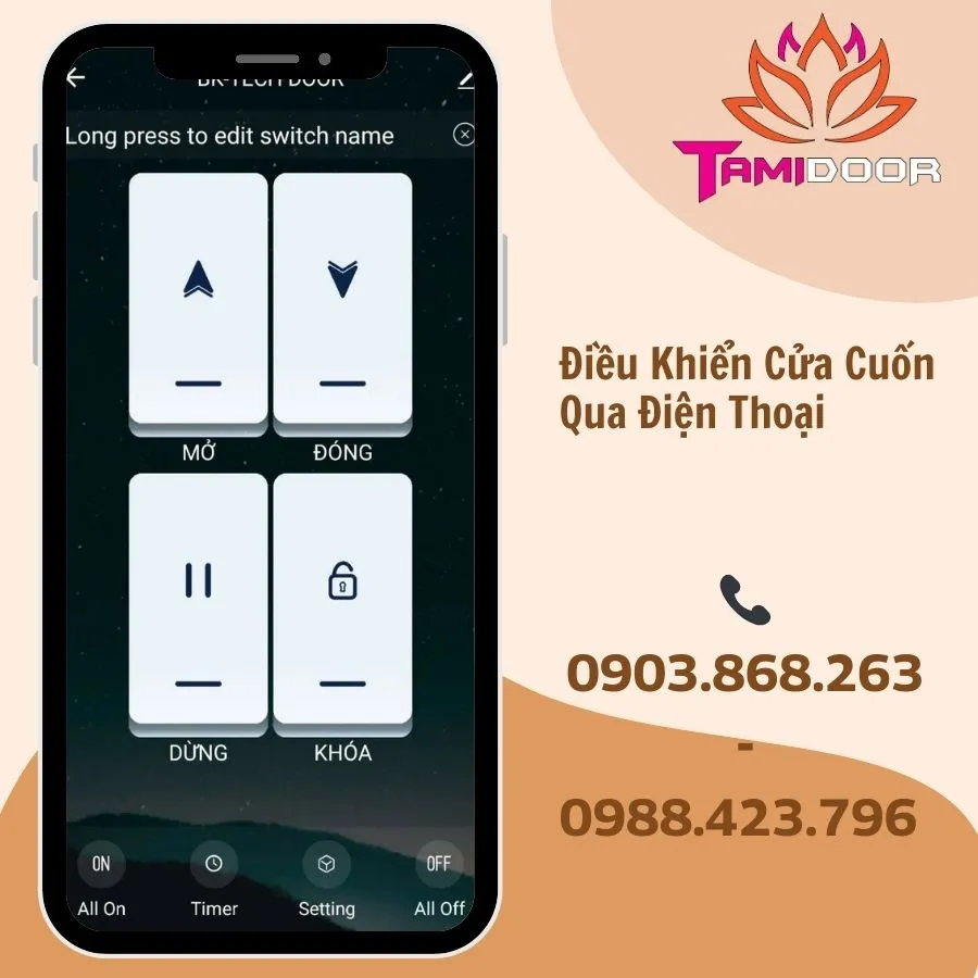 Điều Khiển Cửa Cuốn Qua Điện Thoại – Xu Hướng Công Nghệ Mới