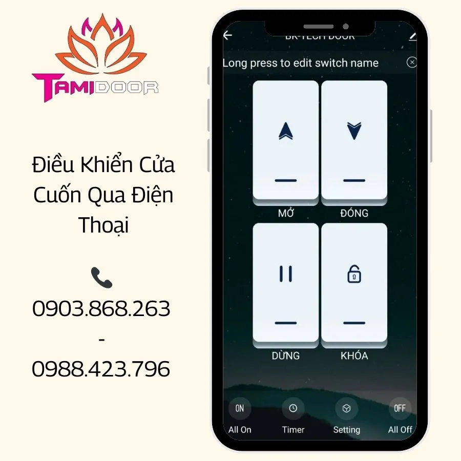 Điều Khiển Cửa Cuốn Qua Điện Thoại – Xu Hướng Công Nghệ Mới