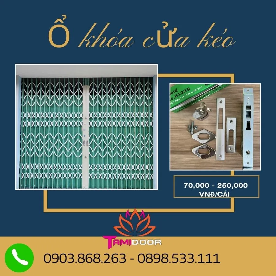 Ổ Khóa Cửa Kéo Đài Loan