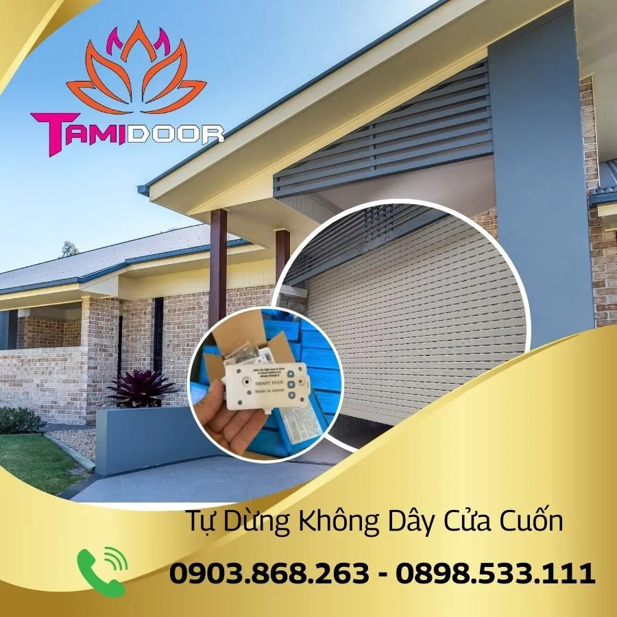 Tự Dừng Không Dây Cửa Cuốn – Công Nghệ An Toàn Mới Cho Cửa Cuốn